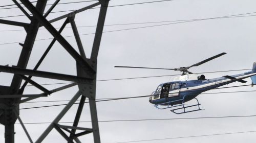 Enedis - Visites des lignes électriques en hélicoptère