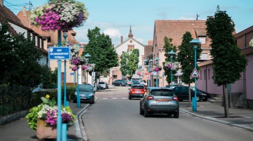 Le stationnement à Marckolsheim