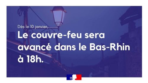 Le couvre-feu dans le Bas-Rhin