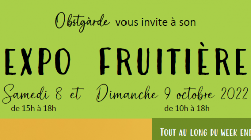 EXPO FRUITIERE OBSTGARDE