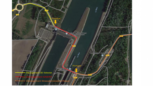 Plan déneigement chantier EDF