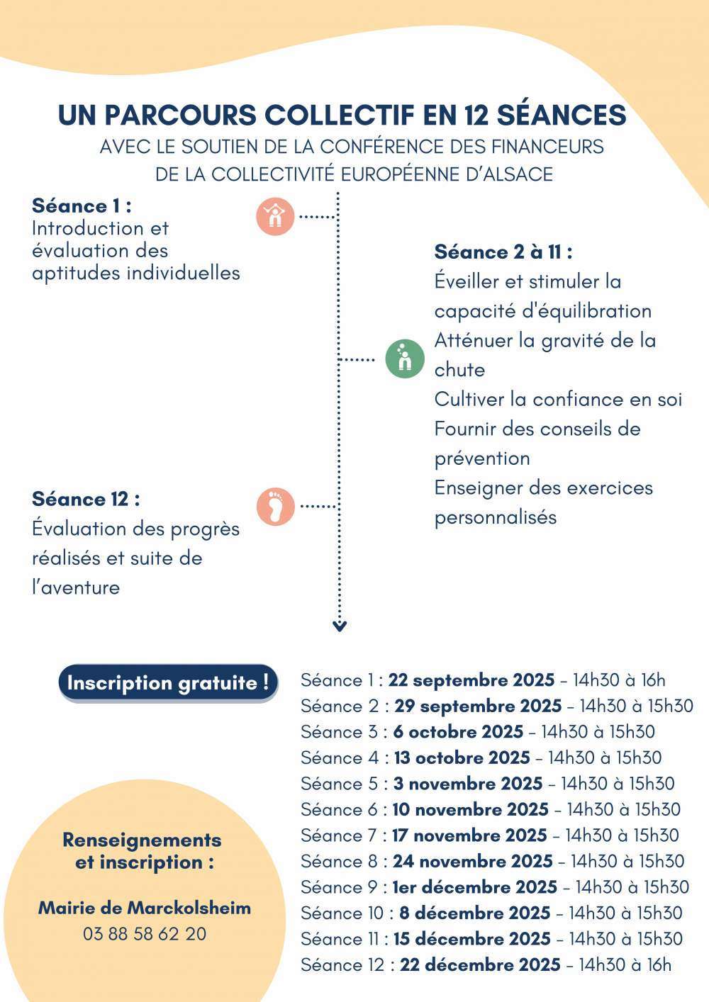 Programme atelier chute Seniors