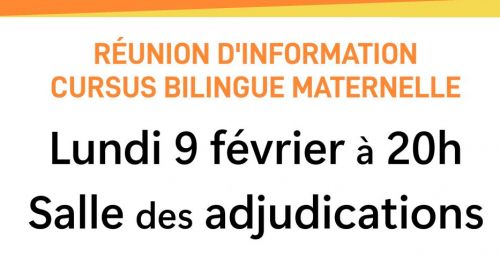 Cursus Bilingue Rentrée Scolaire 2026