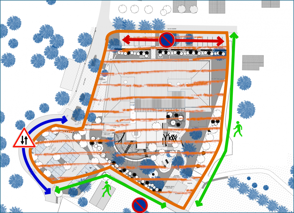 Circulation autour du site Ferry